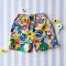 BOYS & GIRLS SHIRT/ 100% PRINTED COTTON SUMMER FLOWERS