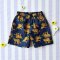 BOYS & GIRLS ELASTIC WAISTBAND SHORTS / 100% PRINTED COTTON CHEETAH