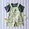 BOYS & GIRLS PINAFORE 100% PRINTED COTTON SAFARI KHAKI*予約注文は3月13日に発送されます * PRE-ORDER SHIP OUT 13 MARCH
