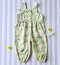 GIRLS OVERALL JUMPSUIT 100% PRINTED COTTON SAFARI KHAKI*予約注文は3月13日に発送されます * PRE-ORDER SHIP OUT 13 MARCH
