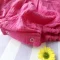 BUTTONS FRONT FLUTTER SLEEVES ROMPER 100% SOFT MUSLIN COTTON FUCHSIA PINK
