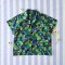 BOYS & GIRLS SHIRT/ 100% PRINTED COTTON TUCAN DARK BLUE