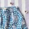 BOYS & GIRLS ELASTIC WAISTBAND SHORTS / 100% COTTON INDIAN HAND BLOCK PRINTED BENGAL / TIGER TEAL BLUE