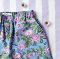 BOYS & GIRLS ELASTIC WAISTBAND CRAFTED BOHO SHORTS WITH DOUBLE FABRICS NOT TOO LIGHT / 100% COTTON INDIA HAND BLOCK PRINTED