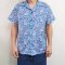 ADULTS WOMEN & MEN 100% COTTON INDIAN HAND BLOCK PRINTED BENGAL TIGER / TEAL BLUE*予約注文商品の発送予定日：6月15日～20日 PRE-ORDER ITEMS SHIPMENT 15-20 JUNE