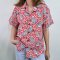 ADULTS WOMEN & MEN 100% COTTON INDIAN HAND BLOCK PRINTED BENGAL TIGER / RED *予約注文商品の発送予定日：6月15日～20日 PRE-ORDER ITEMS SHIPMENT 15-20 JUNE