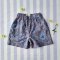 BOYS & GIRLS ELASTIC WAISTBAND CRAFTED BOHO SHORTS WITH DOUBLE FABRICS NOT TOO THIN * /予約注文商品の発送予定日：6月15日～20日 PRE-ORDER ITEMS SHIPMENT 15-20 JUNE 100% COTTON INDIA HAND BLOCK PRINTED