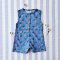 *LIMITED FABRICS-BOYS & GIRLS CRAFTED BOHO ROMPER 100% COTTON INDIA HAND BLOCK PRINTED**予約注文商品の発送予定日：6月15日～20日 PRE-ORDER ITEMS SHIPMENT 15-20 JUNE