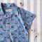 *LIMITED FABRICS-BOYS &GIRLS CRAFTED BOHO SHIRTS / 100% COTTON INDIA HAND BLOCK PRINTED*予約注文商品の発送予定日：6月15日～20日 PRE-ORDER ITEMS SHIPMENT 15-20 JUNE