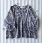 ADULTS WOMEN BLOUSE 100% COTTON INDIAN HAND BLOCK PRINTED *予約注文商品の発送予定日：6月15日～20日 PRE-ORDER ITEMS SHIPMENT 15-20 JUNE