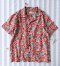 ADULTS WOMEN & MEN 100% COTTON INDIAN HAND BLOCK PRINTED BENGAL TIGER / RED *予約注文商品の発送予定日：6月15日～20日 PRE-ORDER ITEMS SHIPMENT 15-20 JUNE