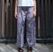 ADULTS WOMEN LONG PANTS ELASTIC WAISTBAND  100% COTTON INDIAN HAND BLOCK PRINTED *予約注文商品の発送予定日：6月15日～20日 PRE-ORDER ITEMS SHIPMENT 15-20 JUNE