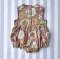 BUTTONS BACK  ROMPER 100% COTTON INDIAN HAND PRINTED  *予約注文商品の発送予定日：6月30日 PRE-ORDER ITEMS SHIPMENT 30th JUNE