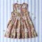 BUTTONS BACK DRESS  100% COTTON INDIAN HAND PRINTED  *予約注文商品の発送予定日：6月30日 PRE-ORDER ITEMS SHIPMENT 30th JUNE