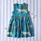 BUTTONS BACK DRESS  100% COTTON INDIAN HAND BLOCK PRINTED SAFARI *予約注文商品の発送予定日：6月30日 PRE-ORDER ITEMS SHIPMENT 30th JUNE