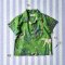 BOYS & GIRLS SHIRT/ 100% COTTON INDIAN HAND BLOCK PRINTED SAFAR GREEN *予約注文商品の発送予定日：6月30日 PRE-ORDER ITEMS SHIPMENT 30th JUNE