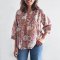 TEEN & ADULTS WOMEN BLOUSE 100% COTTON INDIAN HAND PRINTED*予約注文商品の発送予定日：6月30日 PRE-ORDER ITEMS SHIPMENT 30th JUNE