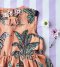 BUTTONS BACK DRESS 100% COTTON INDIAN HAND SCREEN PRINTED
