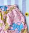 BOYS & GIRLS ELASTIC WAISTBAND SHORTS 100 % IMPORTED COTTON FABRIC,HAND-PRINTED BY INDIAN ARTISTS -SEWN BY THAI ARTISANS. 100％輸入コットン生地、インド人アーティストによる手染め、タイ人職人による縫製