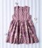 BUTTONS BACK DRESS 100 % IMPORTED COTTON FABRIC,HAND-PRINTED BY INDIAN ARTISTS -SEWN BY THAI ARTISANS. 100％輸入コットン生地、インド人アーティストによる手染め、タイ人職人による縫製