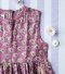 BUTTONS BACK DRESS 100 % IMPORTED COTTON FABRIC,HAND-PRINTED BY INDIAN ARTISTS -SEWN BY THAI ARTISANS. 100％輸入コットン生地、インド人アーティストによる手染め、タイ人職人による縫製