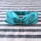 KIDS & ADULTS HEADBAND ELASTIC BACK 100% COTTON TEAL BLUE *PREORDER SHIP OUT 23 FEB