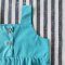 GIRLS JUMPSUIT TEAL BLUE / 100% COTTON *PREORDER SHIP OUT 23 FEB