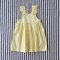 GIRLS YELLOW PINAFORE DRESS 100% COTTON *PREORDER SHIP OUT 23 FEB