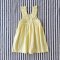 GIRLS YELLOW PINAFORE DRESS 100% COTTON *PREORDER SHIP OUT 23 FEB