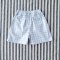 BOYS & GIRLS LIGHT BLUE GINGHAM ELASTIC WAISTBAND SHORTS  / 100% PRINTED COTTON  *PREORDER SHIP OUT 23 FEB