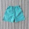 BOYS & GIRLS TEAL BLUE  ELASTIC WAISTBAND SHORTS  / 100% COTTON  *PREORDER SHIP OUT 23 FEB