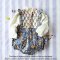 *LIMITED FABRICS -BUTTONS BACK TO FRONT CRAFTED BOHO BLUE ROMPER 100% COTTON INDIA HAND BLOCK PRINTED*PRE-ORDER SHIP OUT 16 NOVEMBER
