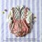 *LIMITED FABRICS -BUTTONS BACK TO FRONT CRAFTED BOHO PINK ROMPER 100% COTTON INDIA HAND BLOCK PRINTED