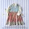 *LIMITED FABRICS -BUTTONS BACK CRAFTED BOHO DRESS 100% COTTON INDIA HAND BLOCK PRINTED