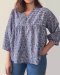 ADULTS WOMEN BLOUSE 100% COTTON INDIAN HAND BLOCK PRINTED *予約注文商品の発送予定日：6月15日～20日 PRE-ORDER ITEMS SHIPMENT 15-20 JUNE