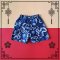 BOYS & GIRLS BLUE DRAGON ELASTIC WAISTBAND SHORTS  / 100% PRINTED COTTON