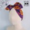 KIDS & ADULTS HEADBAND ELASTIC BACK HALLOWEEN PUMKINS 100% PRINTED COTTON