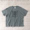 BKK T SHIRTS WOMENS LOOSE FIT T SHIRTS / 100% COTTON GREY GREEN *PRE-ORDER SHIP OUT 27 OCT