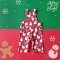 BOYS&GIRLS XMAS RED SNOWMAN PINAFORE OVERALL 100%PRINTED COTTON