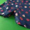 BOYS&GIRLS DARK BLUE STRAWBERRY ROMPER 100% PRINTED COTTON*PRE-ORDER SHIP OUT 17 NOVEMBER