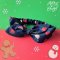 KIDS & ADULTS HEADBAND ELASTIC BACK DARK BLUE STRAWBERRY100% PRINTED COTTON*PRE-ORDER SHIP OUT 17 NOVEMBER