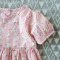 PUFF SLEEVES PINK DUCK ROMPER 100% PRINTED COTTON*HEADBAND NOT INCLUDED