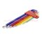 PB212LH10RB ชุดประแจหกเหลี่ยมแบบยาวหัวบอล สีรุ้ง ขนาด 1.5-10 มม. (9 ตัวชุด) PB SWISS TOOLS