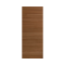 Hardwood Door Interior Horizontal Modern Walnut