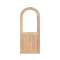Hardwood Door Interior Spanish 1 panel Natural