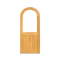 Hardwood Door Interior Spanish 1 panel Teak