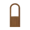 Hardwood Door Interior Spanish 1 panel Walnut