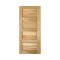 ประตู RED WOOD 4 ฟักตรง โมเดิร์น ขอบ 5
