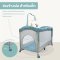 GLOWY Playard 3 in 1 • Basinett • Bedside Crib • Playard