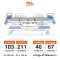 เตียงพยาบาลไฟฟ้า 6 ฟังก์ชัน รุ่น JD-C01